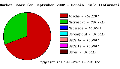 October 1st, 2002 Market Share Pie Chart