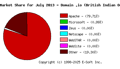 August 1st, 2013 Market Share Pie Chart