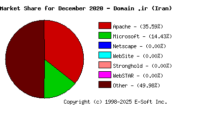 January 1st, 2021 Market Share Pie Chart