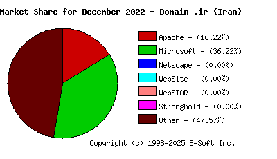 January 1st, 2023 Market Share Pie Chart