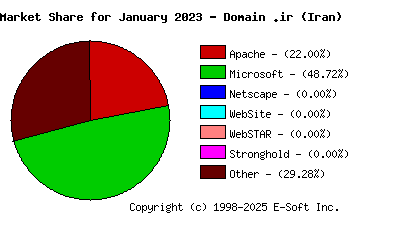 February 1st, 2023 Market Share Pie Chart
