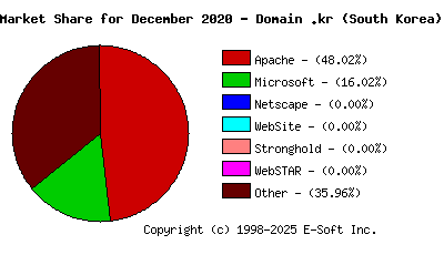 January 1st, 2021 Market Share Pie Chart