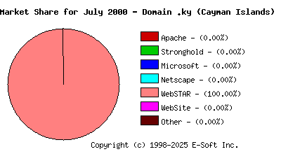 August 1st, 2000 Market Share Pie Chart