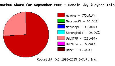 October 1st, 2002 Market Share Pie Chart