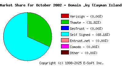 November 1st 2002 CA Market Share Pie Chart