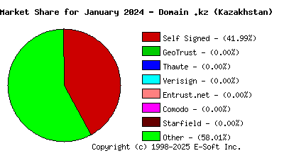 February 1st 2024 CA Market Share Pie Chart