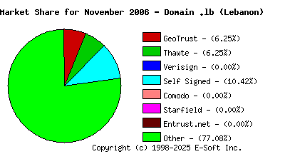 December 1st 2006 CA Market Share Pie Chart