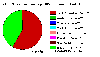 February 1st 2024 CA Market Share Pie Chart