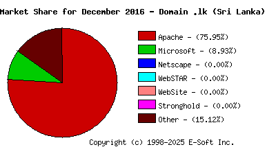 January 1st, 2017 Market Share Pie Chart