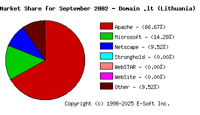 October 1st, 2002 Market Share Pie Chart