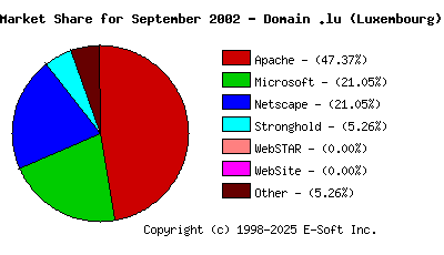 October 1st, 2002 Market Share Pie Chart