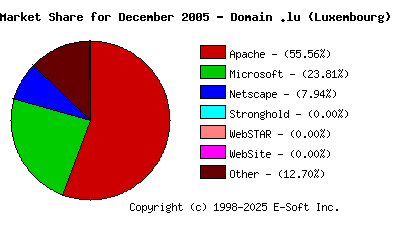 January 1st, 2006 Market Share Pie Chart