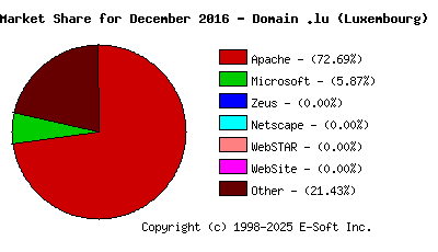 January 1st, 2017 Market Share Pie Chart