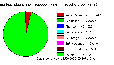 November 1st 2021 CA Market Share Pie Chart