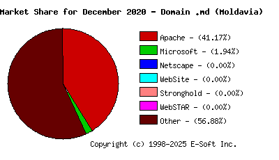 January 1st, 2021 Market Share Pie Chart