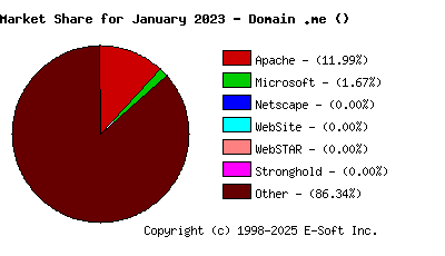 February 1st, 2023 Market Share Pie Chart