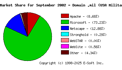 October 1st, 2002 Market Share Pie Chart