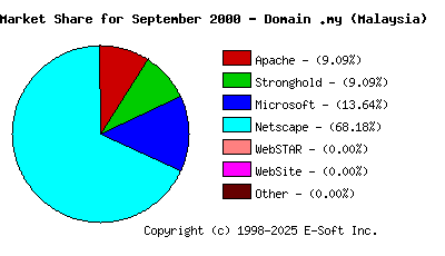 October 1st, 2000 Market Share Pie Chart