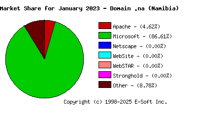 February 1st, 2023 Market Share Pie Chart