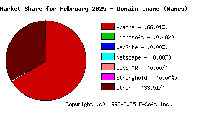 March 1st, 2025 Market Share Pie Chart