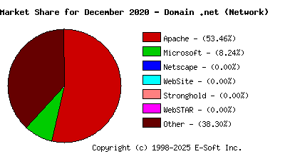 January 1st, 2021 Market Share Pie Chart