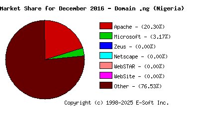 January 1st, 2017 Market Share Pie Chart