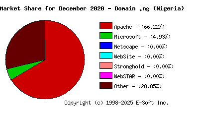 January 1st, 2021 Market Share Pie Chart