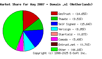 June 1st 2007 CA Market Share Pie Chart