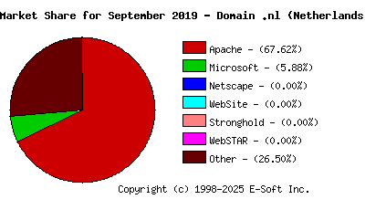 October 1st, 2019 Market Share Pie Chart