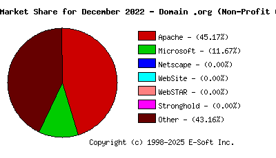 January 1st, 2023 Market Share Pie Chart