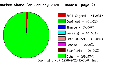 February 1st 2024 CA Market Share Pie Chart