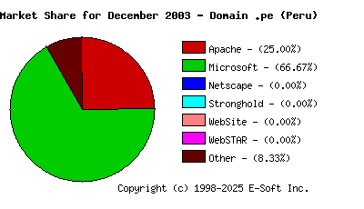 January 1st, 2004 Market Share Pie Chart