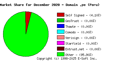 January 1st 2021 CA Market Share Pie Chart