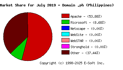 August 1st, 2019 Market Share Pie Chart