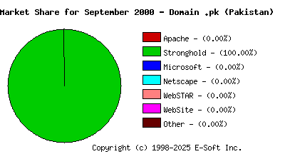 October 1st, 2000 Market Share Pie Chart