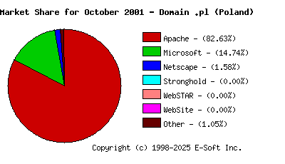 November 1st, 2001 Market Share Pie Chart
