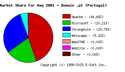 June 1st, 2001 Market Share Pie Chart