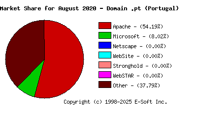 September 1st, 2020 Market Share Pie Chart