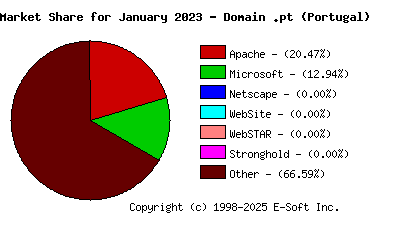 February 1st, 2023 Market Share Pie Chart