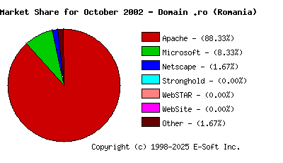 November 1st, 2002 Market Share Pie Chart
