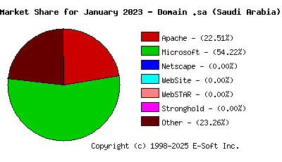 February 1st, 2023 Market Share Pie Chart