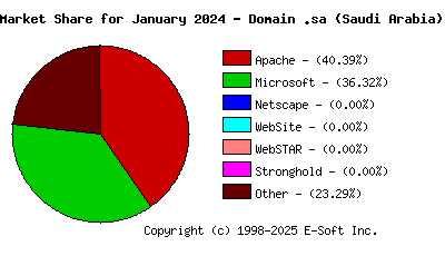 February 1st, 2024 Market Share Pie Chart