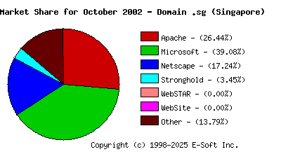November 1st, 2002 Market Share Pie Chart