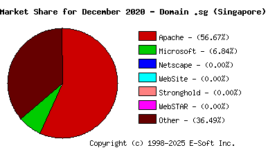 January 1st, 2021 Market Share Pie Chart