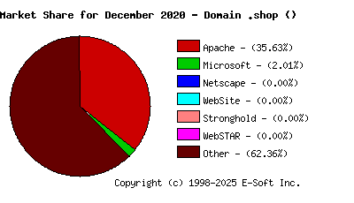 January 1st, 2021 Market Share Pie Chart