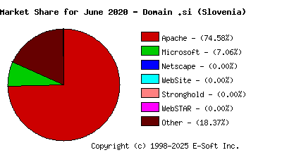 July 1st, 2020 Market Share Pie Chart