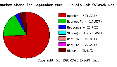 October 1st, 2002 Market Share Pie Chart