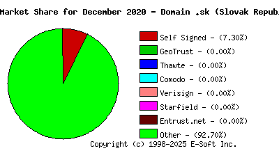 January 1st 2021 CA Market Share Pie Chart