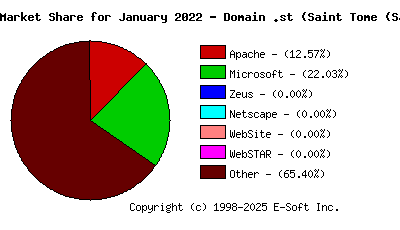 February 1st, 2022 Market Share Pie Chart