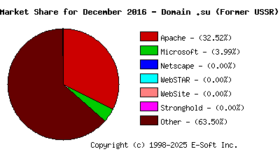 January 1st, 2017 Market Share Pie Chart